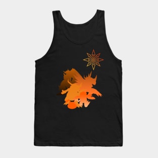 Digimon Crest of Courage Tank Top